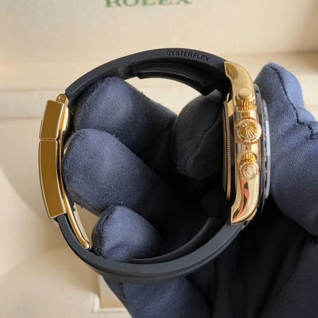 2023 Rolex Daytona White Dial / Yellow Gold on Oysterflex / 116518LN / 40mm / Mint Condition - Just Watch It
