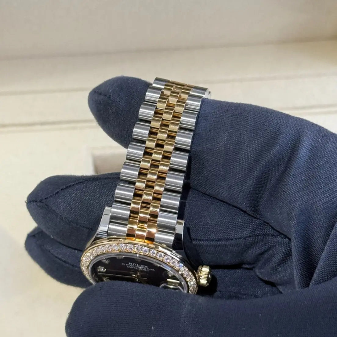 2025 Rolex Datejust 31 Mother of Pearl Diamond Dial / 278383RBR / Factory Diamond Bezel / Two Tone Yellow Gold / Brand New & Unworn / Box & Papers Just Watch It
