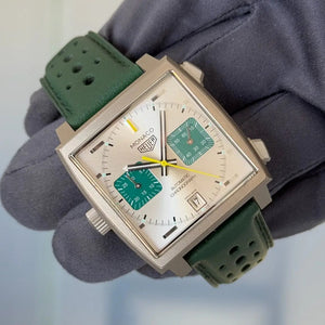 2024 TAG Heuer Monaco Chronograph Racing Green 1 of 30 / CAW218E.FC6565 / 39mm / Mint Condition - Just Watch It