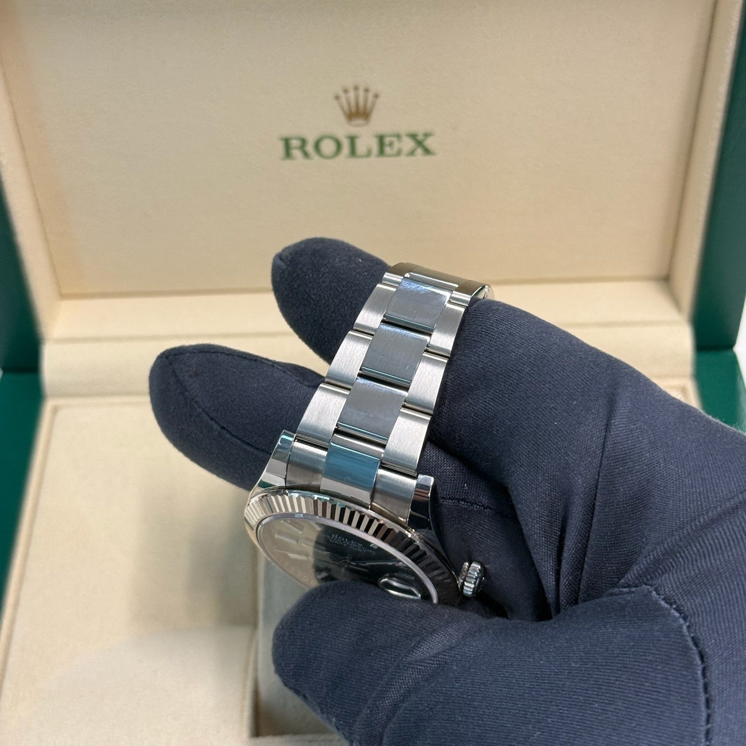 2023 Rolex Datejust 41 Mint Green 126334 / Oyster Band / Mint Condition / Box & Papers Just Watch It