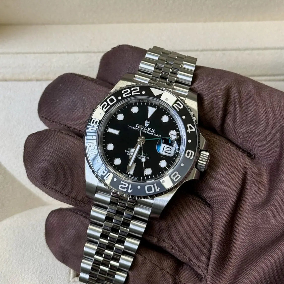 2025 Rolex GMT Master II ‘Bruce Wayne’ / 126710GRNR / Steel / Brand New & Unworn / Box & Papers Just Watch It