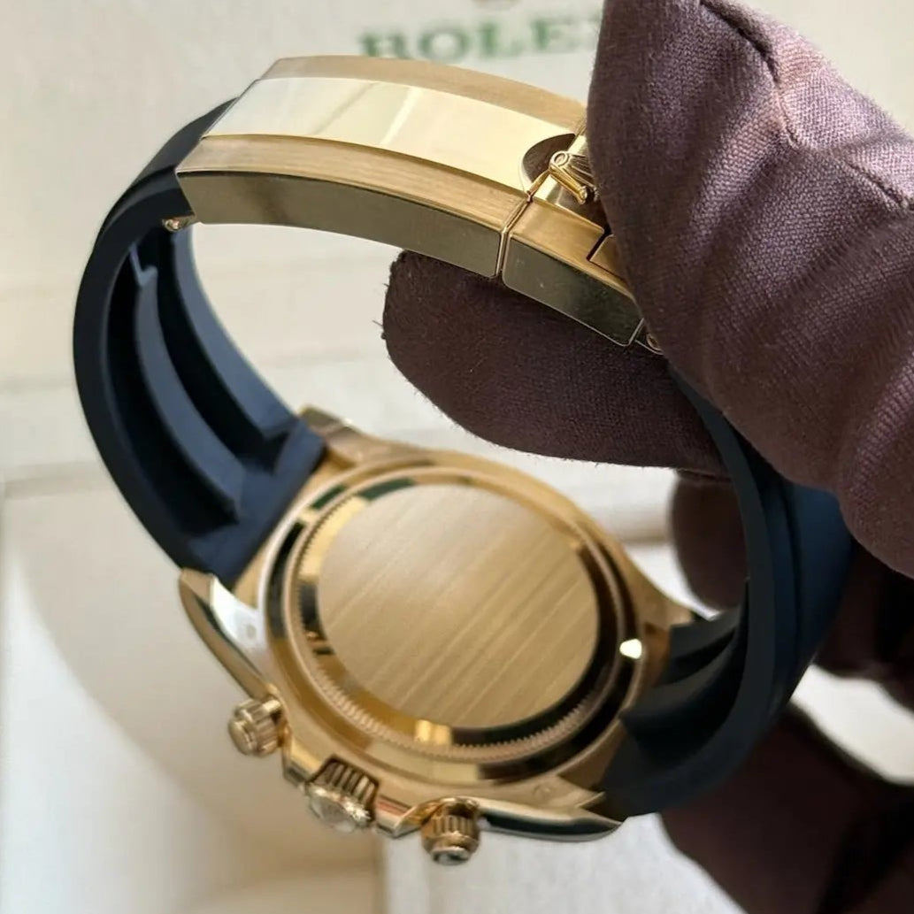 2024 Rolex Daytona Cosmograph ‘Pikachu’ / 126518LN / Yellow Gold on Rubber Strap / 40mm / Brand New & Unworn - Just Watch It