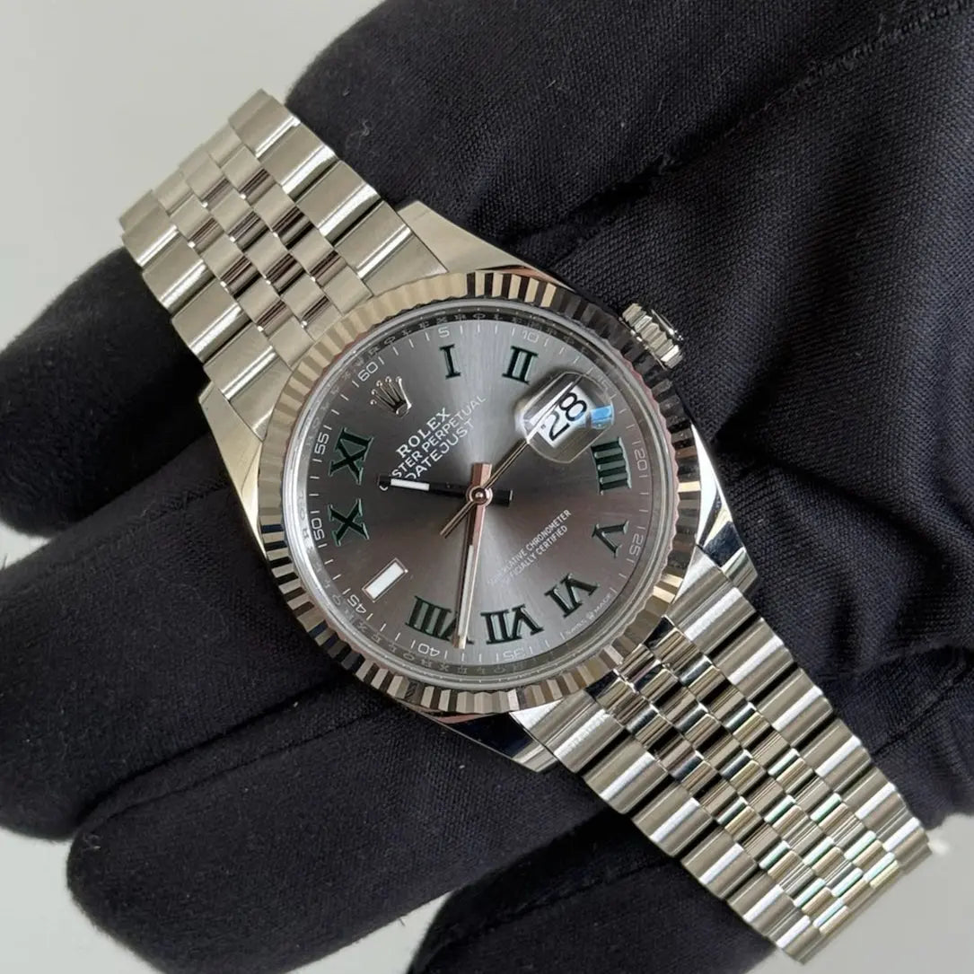 2025 Rolex Datejust 36 Wimbledon Dial / 126234 / Steel / Jubilee Band / Brand New & Unworn Just Watch It