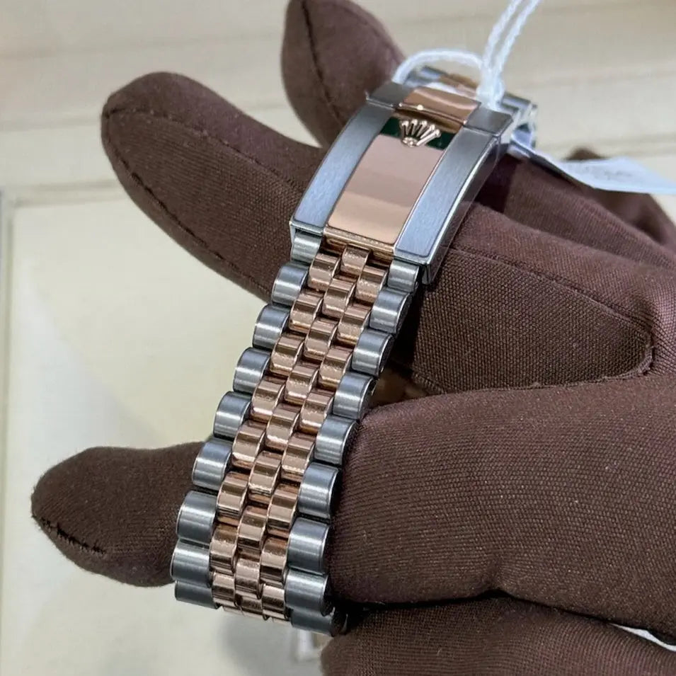 2025 Rolex Datejust 41 Chocolate Diamond Dial / 126331 / Two Tone Rose Gold / Brand New & Unworn / Box & Papers Just Watch It