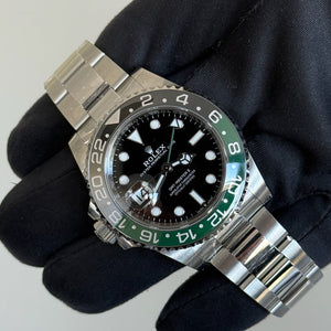 2025 Rolex GMT-Master II 'Sprite' Black Dial / 126720VTNR / 40mm / Oyster Band / Brand New & Unworn / Box & Papers Just Watch It