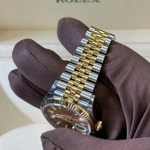 2025 Rolex Datejust 36 Champagne Dial / 126233 / Two Tone Yellow Gold & Steel / Brand New & Unworn / Box & Papers Just Watch It