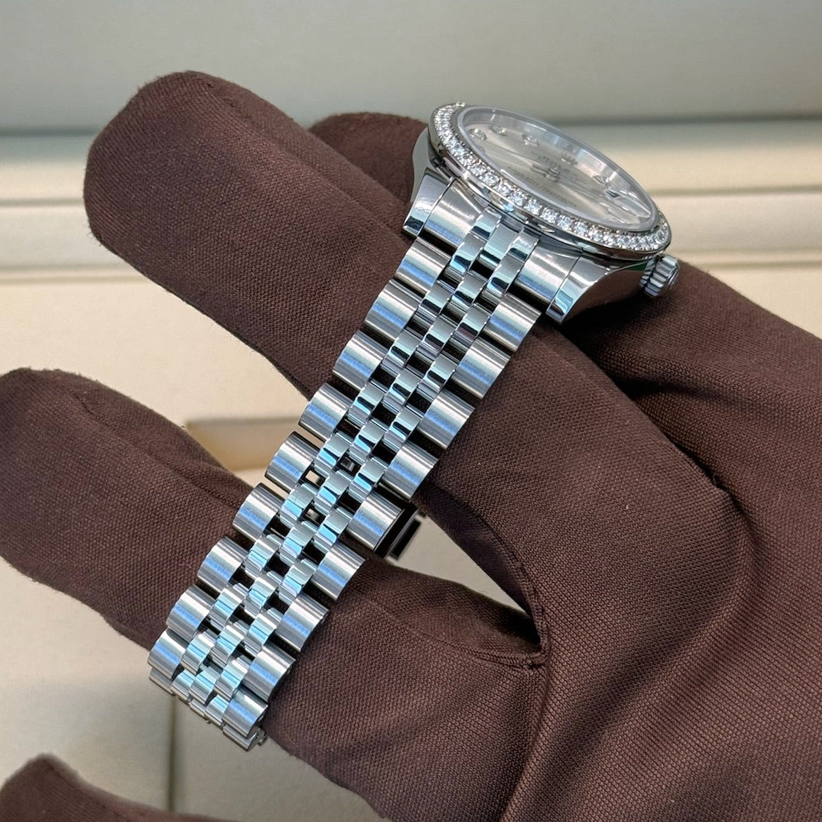 2019 Rolex Datejust 31 Silver Diamond Dial 178384 / Factory Diamond Dial / Recently Serviced by Rolex 2025 / Like New / Box & Papers Just Watch It