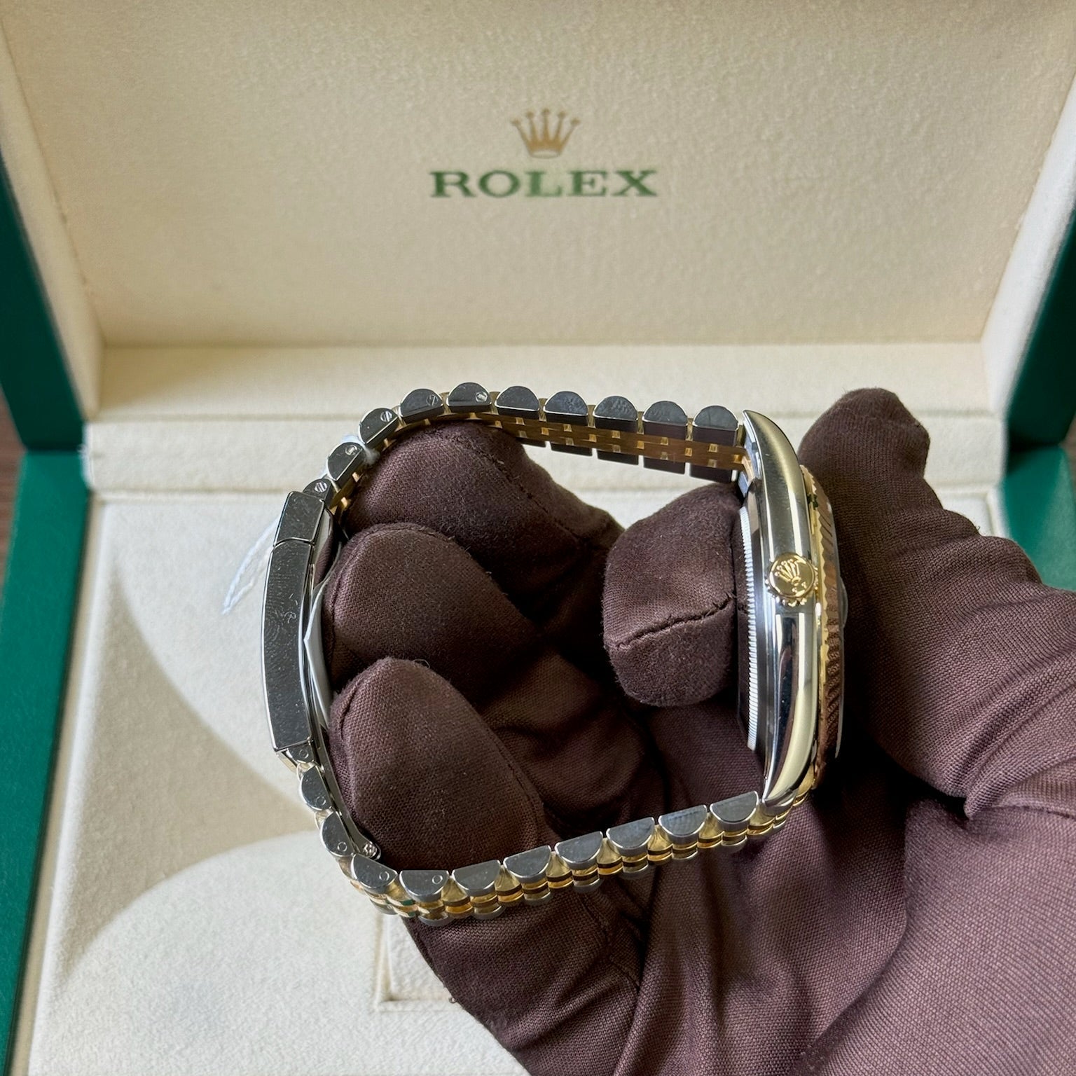 2025 Rolex Datejust 41 Black Diamond Dial / 126333 / Two Tone Yellow Gold & Steel / Brand New & Unworn / Box & Papers Just Watch It