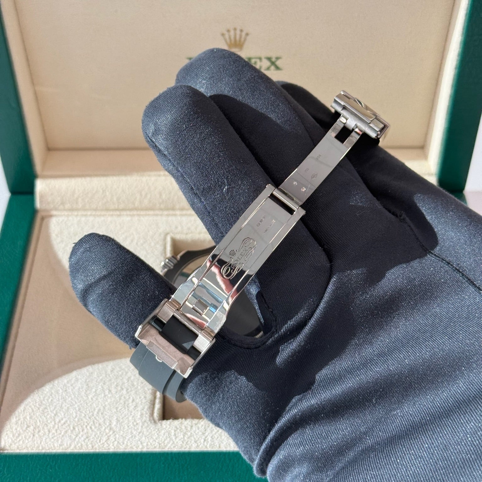 2020 Yachtmaster 42 Black Dial / White Gold / Mint Condition / Box & Papers Just Watch It