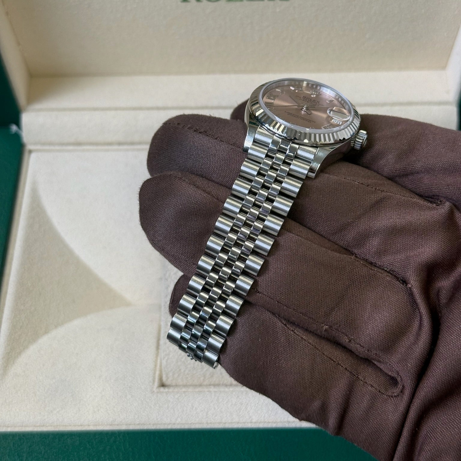 2025 Rolex Datejust 31 Pink Roman Numeral Dial / 278274 / Brand New & Unworn / Box & Papers Just Watch It