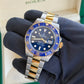 2023 Rolex Submariner Date Bluesy / 126613LB / Yellow Gold & Steel / Mint Condition