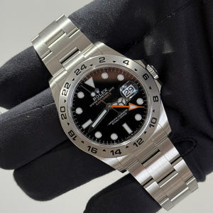 2024 Rolex Explorer II Black Dial Orange Hand / 226570 / Oystersteel / 42mm / Like New / Box & Papers Just Watch It