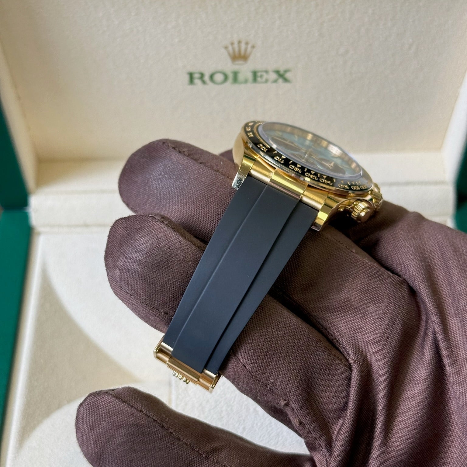 2025 Rolex Daytona Cosmograph 'Tiffany Blue' Dial / 126518LN / Yellow Gold / Brand New & Unworn / Box & Papers Just Watch It