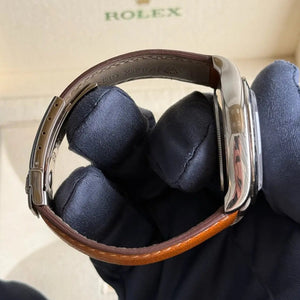 2003 Rolex Daytona Meteorite / 116519LN / White Gold on Original Leather Strap / Mint Condition - Just Watch It