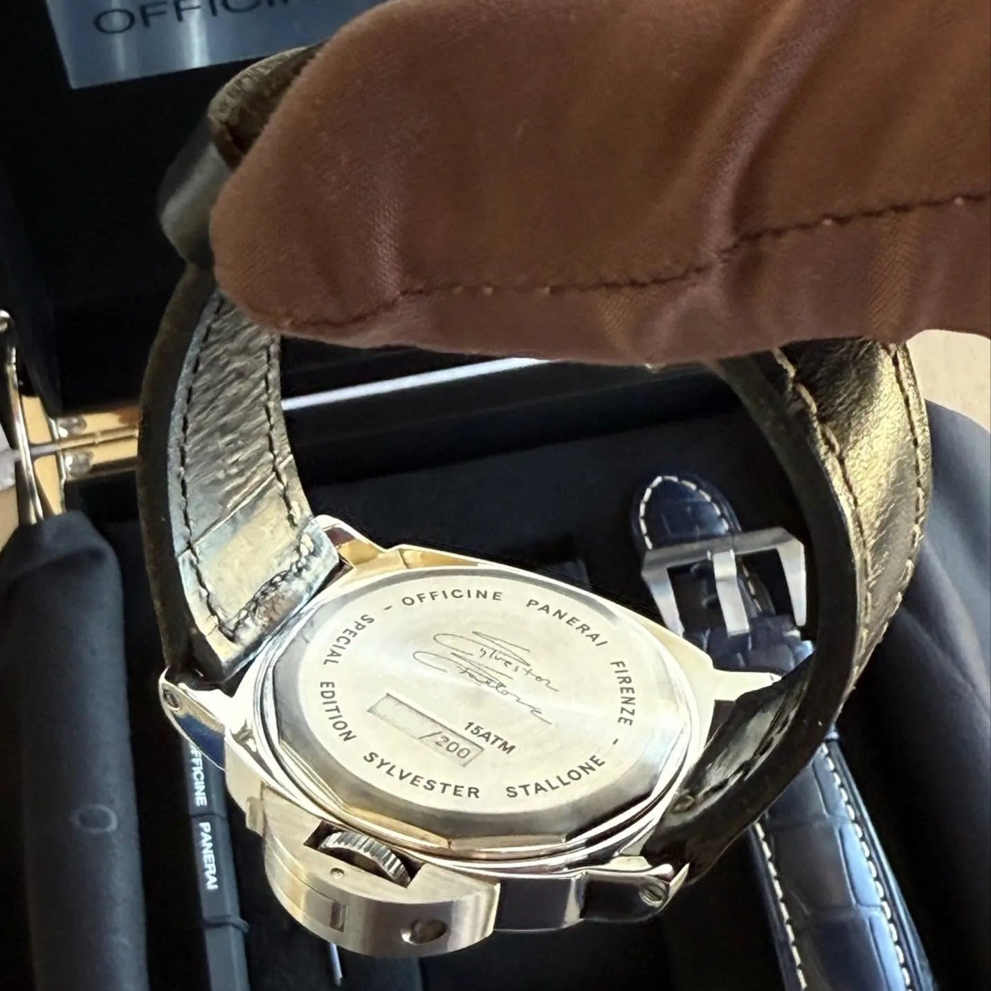1996 Panerai Daylight Slytech Sylvester Stallone Limited Edition 1/200 / 5218-207A / Original Leather Band / Mint Condition / Fully Serviced 2025 / With Box - Just Watch It