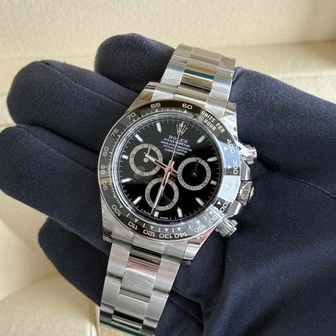 2025 Cosmograph Daytona 'Godzilla' Black Dial / 126500LN / Oystersteel / 40mm. / Brand New & Unworn Just Watch It