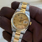2004 Rolex Datejust 36 Champagne Roman Dial / 116203 / Oyster Bracelet / Two Tone Yellow Gold / Mint Condition / Recently Serviced - Just Watch It