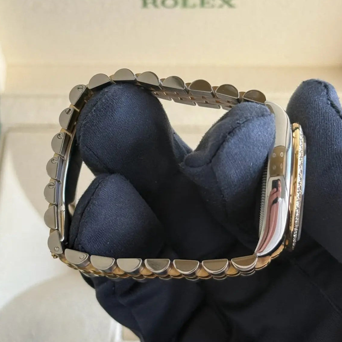 2018 Rolex Datejust 31 Champagne Diamond Dial with Factory Diamond Bezel / 278383RBR / Jubilee Band / Mint Condition - Just Watch It