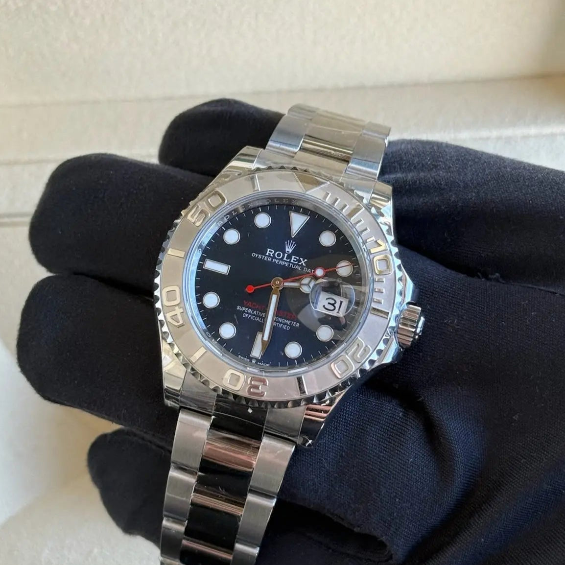 2024 Rolex Yacht-Master 40 Blue Dial / 126622 / Platinum & Steel / 40mm / Like New / Box & Papers Just Watch It