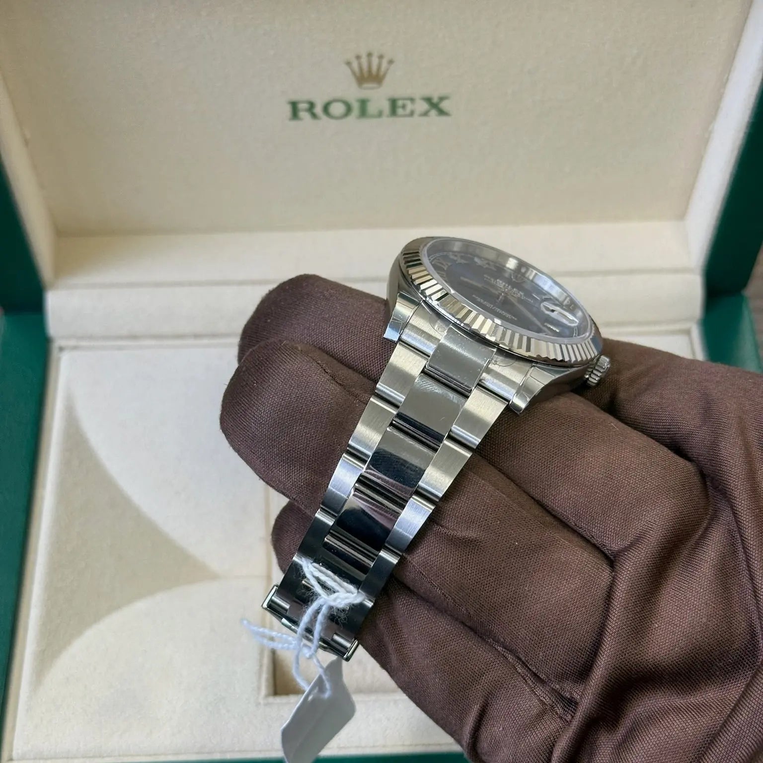 2025 Rolex Datejust 41 Blue Azzurro Dial / 126334 / Steel / Fully Stickered / Brand New & Unworn / Box & Papers Just Watch It