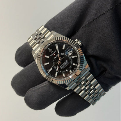 2025 Rolex Skydweller 42 Black Dial 336934 / Steel / Brand New & Unworn / Box & Papers Just Watch It