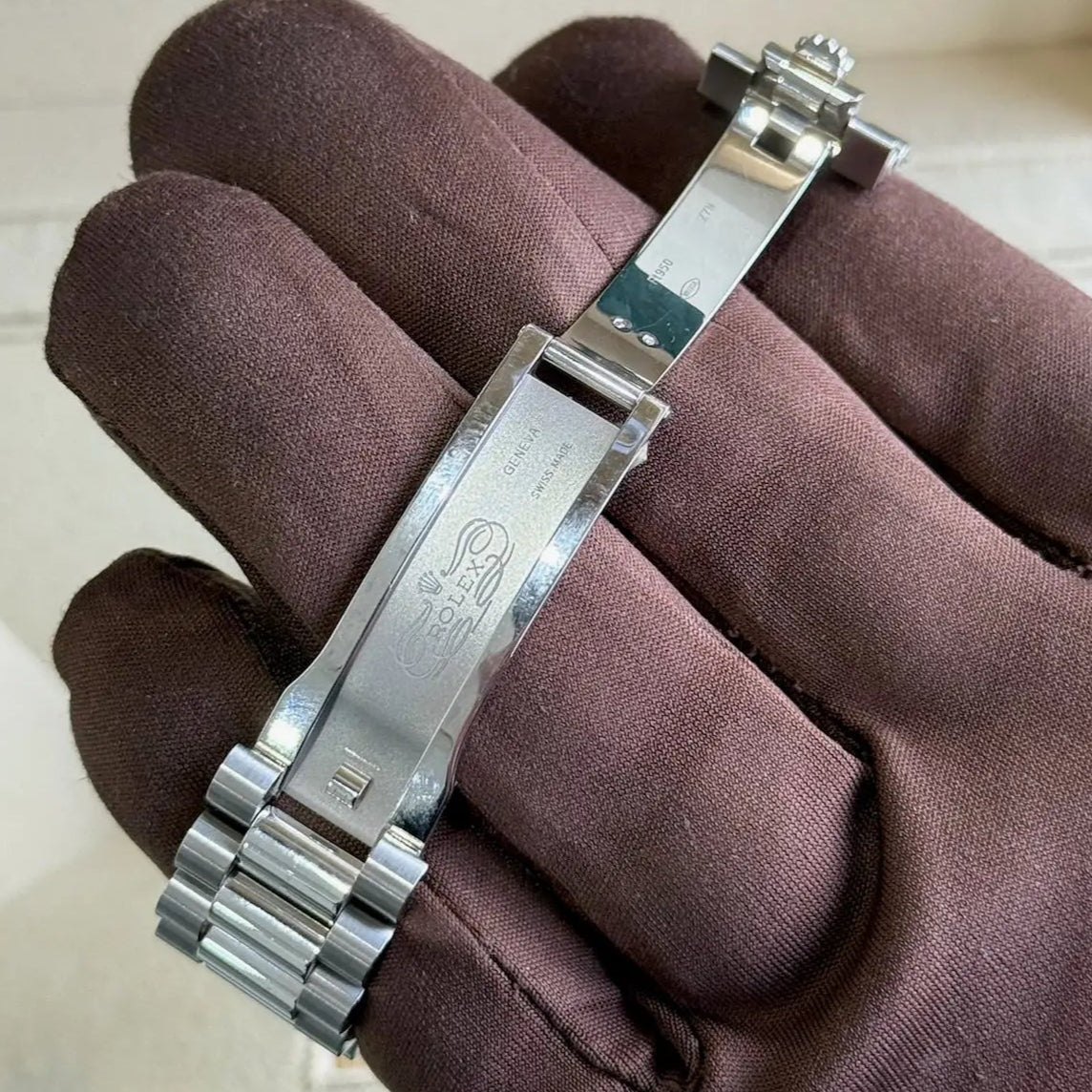 2024 Rolex Day-Date 40 Platinum Ice Blue Diamond Baguette Dial / 228236 / 40mm / Like New Just Watch It