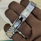 1995 Rolex Datejust 36 Blue Vignette Diamond Dial / 16233 / Two Tone Yellow Gold / Excellent Condition / Watch & Box Only Just Watch It