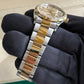 2022 Rolex Datejust 36 Palm Motif Dial / 126233 / Two Tone Yellow Gold / Discontinued / Mint Condition / Box & Papers