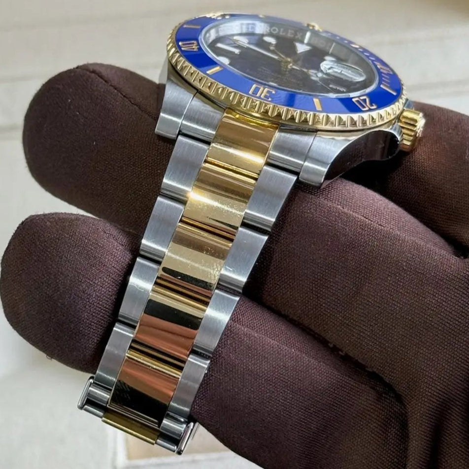 2017 Rolex Submariner Date ‘Bluesy’ Blue Dial Ceramic Bezel / 116613LB / 40mm / Two Tone Yellow Gold / Mint Condition Just Watch It