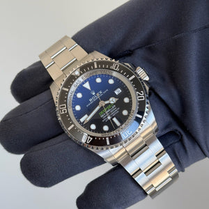2022 Rolex Sea Dweller Deepsea James Cameron Blue & Black Dial / 126660 / 44mm / Steel / Mint Condition