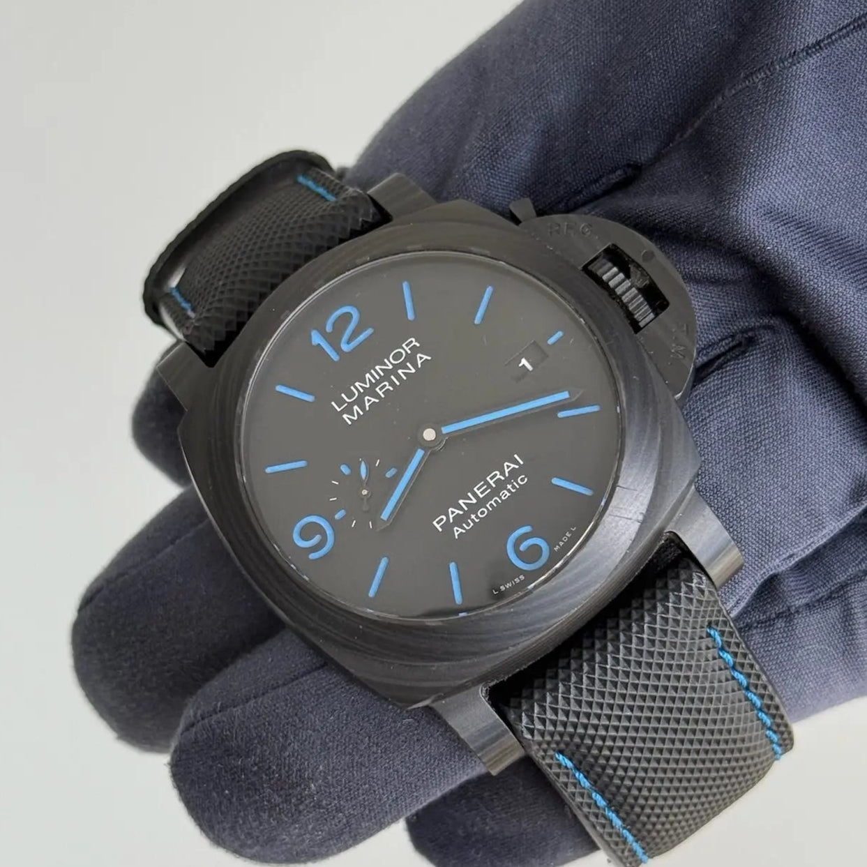 2022 Panerai Luminor Marina Automatic Carbotech / PAM01661 / Carbon Case / Mint Condition - Just Watch It