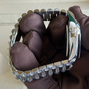 2022 Rolex Day Date 40 Platinum Ice Blue Motif Dial / 228206 / 40mm / Like New - Just Watch It