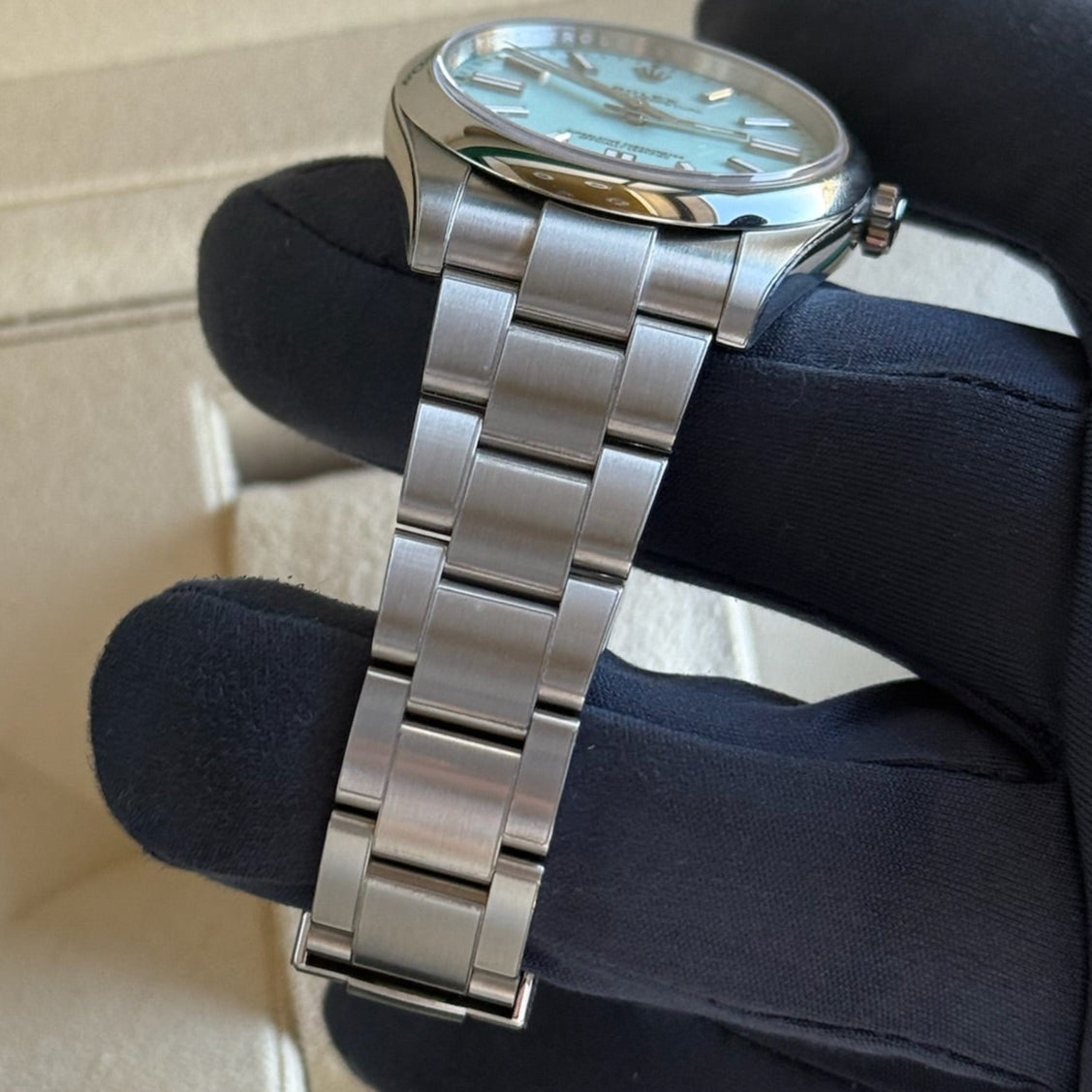2021 Oyster Perpetual 41 Tiffany Blue Dial / 124300 / Steel / 41mm / Like New Just Watch It