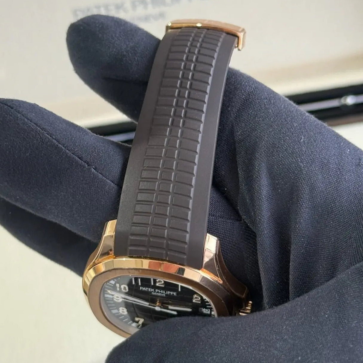 2021 Patek Philippe Aquanaut / 5167R / Rose Gold with Brown Rubber strap / Like New - Just Watch It