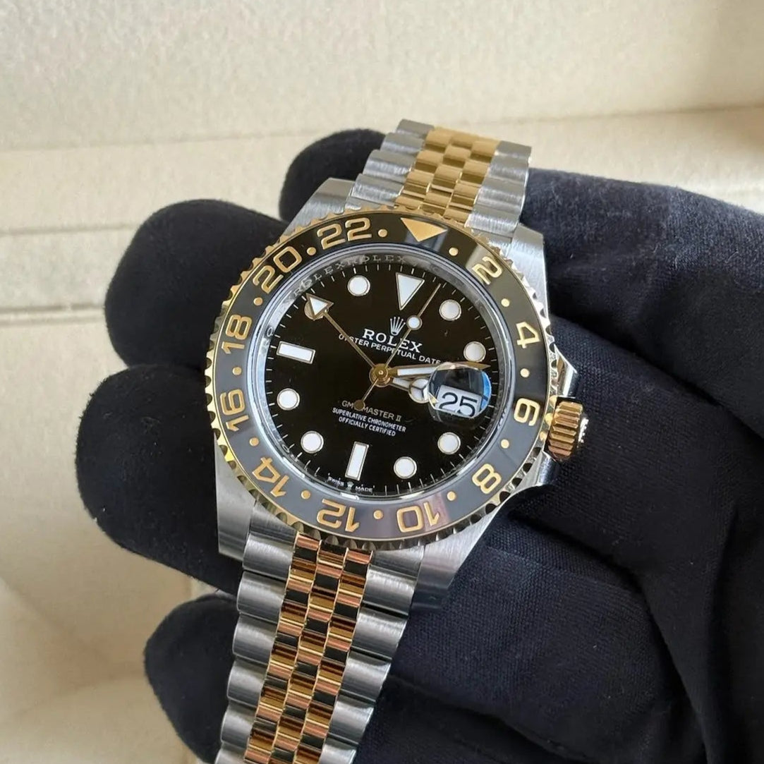 2025 Rolex GMT Master II ‘Zombie’ / 126713GRNR / Two Tone Yellow Gold / Jubilee / 40mm / Brand New & Unworn Just Watch It