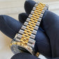 2025 Rolex Datejust 36 Green with Roman Numeral Diamond Dial 126233 / Two Tone Yellow Gold / Brand New & Unworn