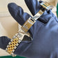 2022 Rolex Datejust 41 Black Dial / 126333 / Two-Tone Yellow Gold & Steel / 41mm / Mint Condition