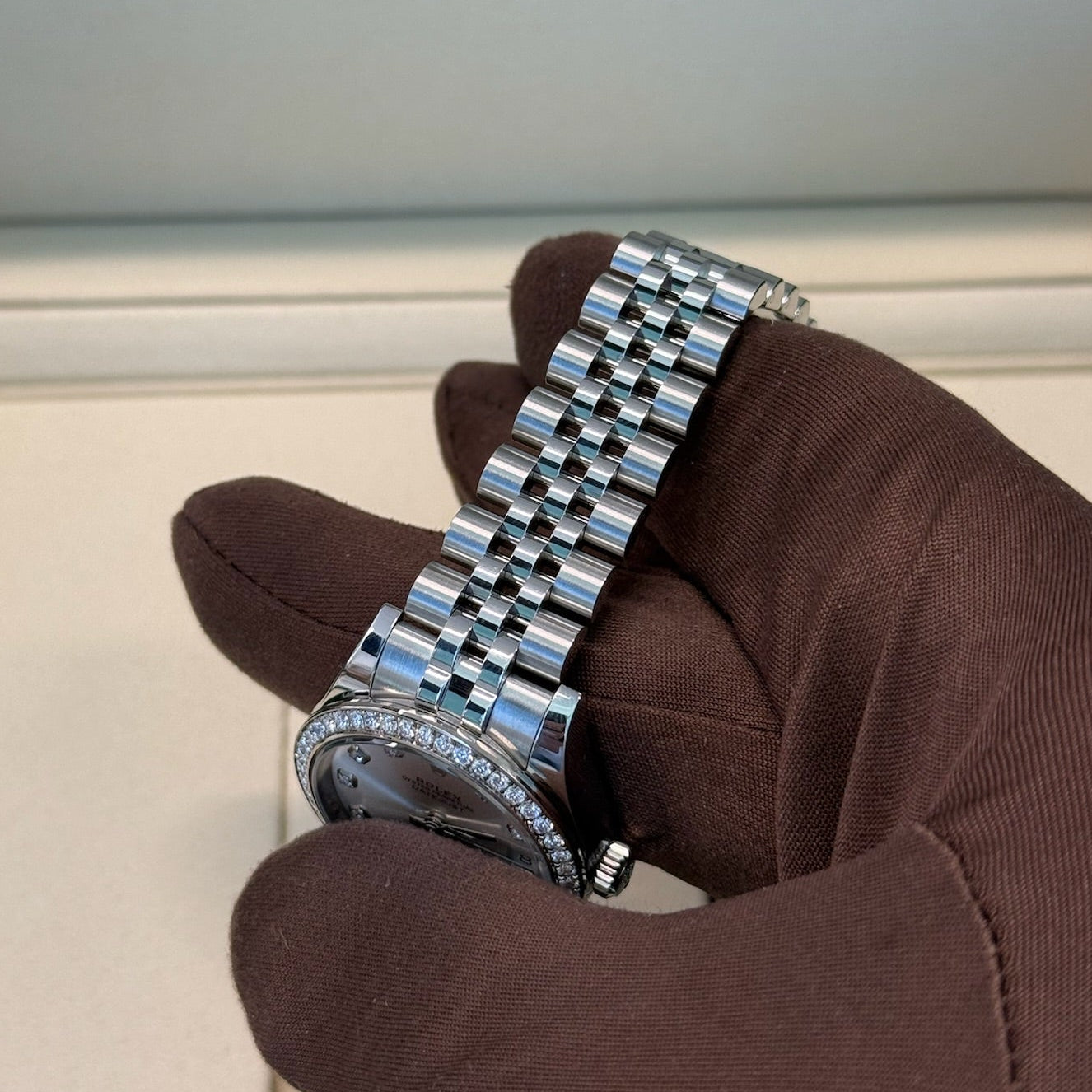 2019 Rolex Datejust 31 Silver Diamond Dial 178384 / Factory Diamond Dial / Recently Serviced by Rolex 2025 / Like New / Box & Papers Just Watch It