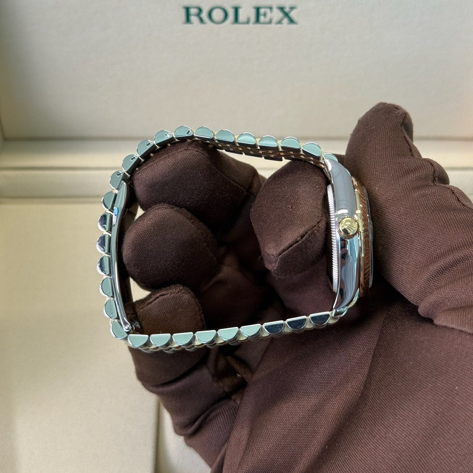 2025 Rolex Datejust 31 Green Roman Numeral Dial 278273 / Yellow Gold & Steel / Brand New & Unworn / Box & Papers Just Watch It