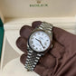 2025 Rolex Datejust 41 White Dial with Roman Numerals / 126334 / Steel / Brand New & Unworn / Box & Papers Just Watch It