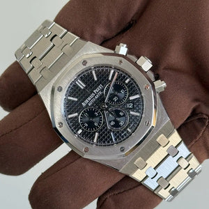 2017 Audemars Piguet Royal Oak Chronograph Black Dial / 26320ST / Mint Condition