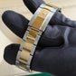 2022 Rolex Datejust 36 Palm Motif Dial / 126233 / Two Tone Yellow Gold / Discontinued / Mint Condition / Box & Papers