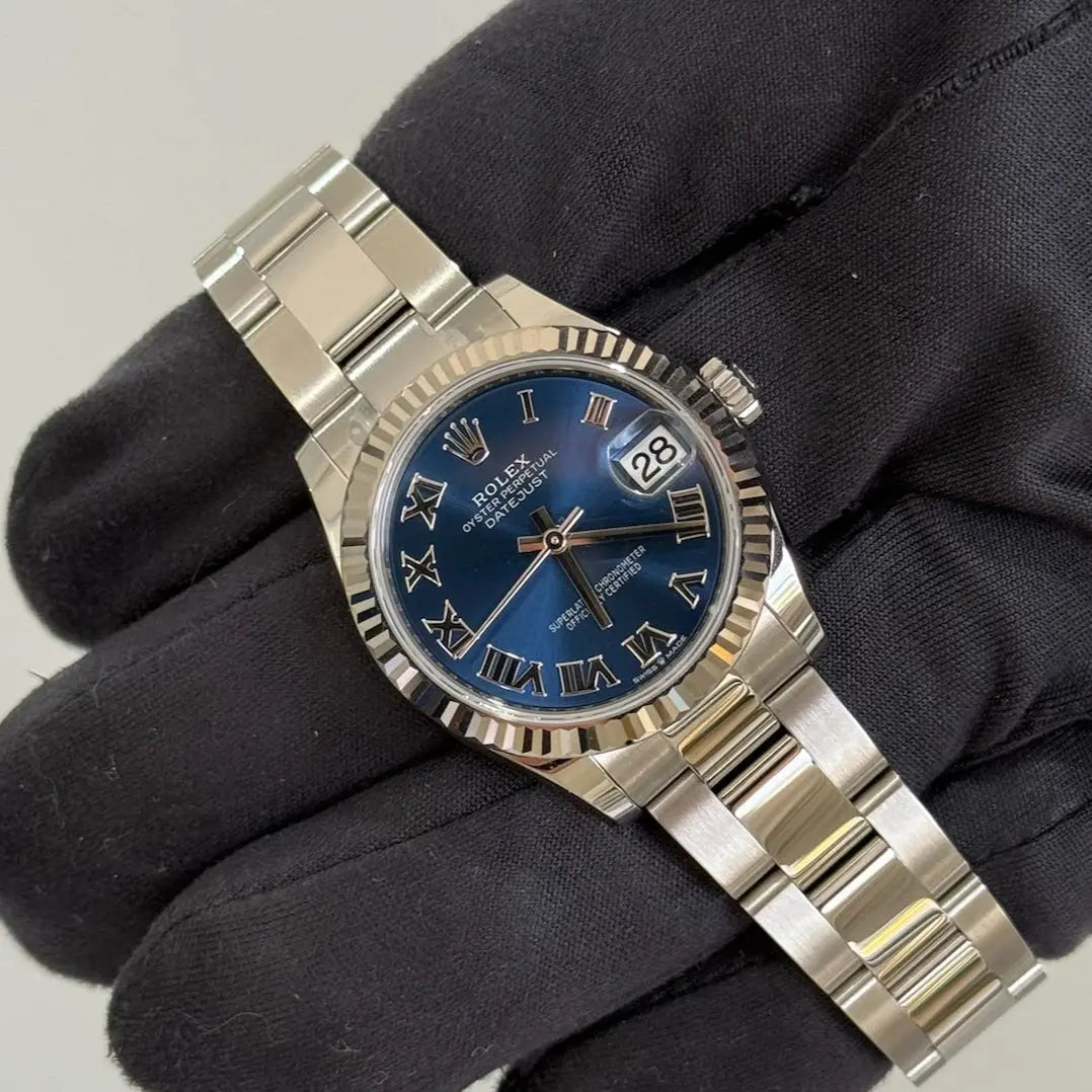 2025 Rolex Datejust 31 Blue Roman Dial / 278274 / Oyster Steel / Brand New & Unworn / Box & Papers Just Watch It