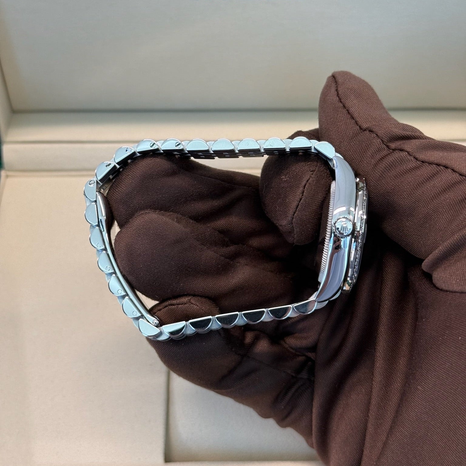 2019 Rolex Datejust 31 Silver Diamond Dial 178384 / Factory Diamond Dial / Recently Serviced by Rolex 2025 / Like New / Box & Papers Just Watch It