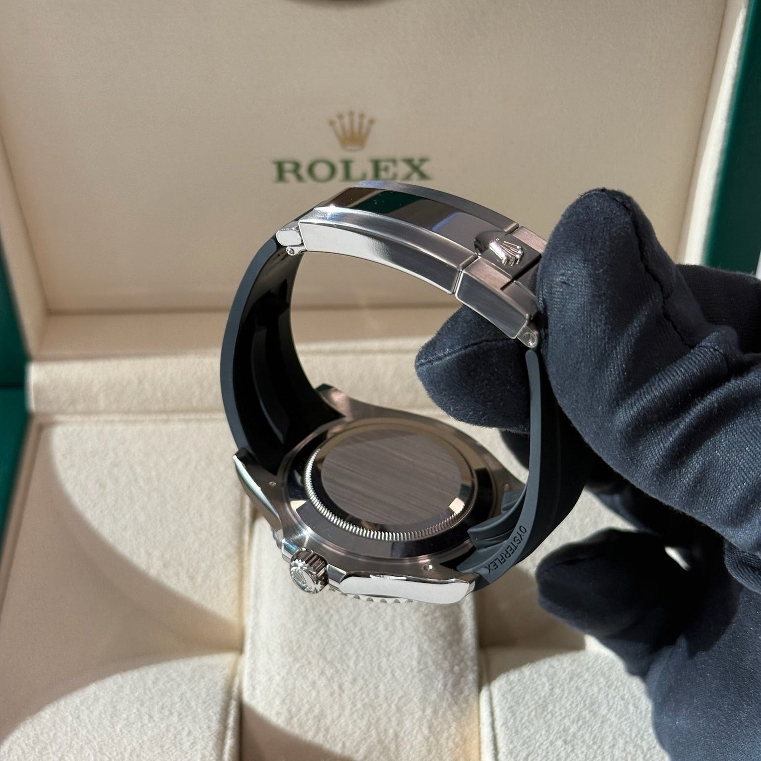 2020 Yachtmaster 42 Black Dial / White Gold / Mint Condition / Box & Papers Just Watch It