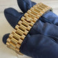 2024 Rolex Day Date 40 Champagne Baguette Diamond Dial / 228238 / Yellow Gold / Like New