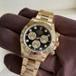2023 Rolex Cosmograph Daytona Black Diamond Dial 126508 / 40mm / Yellow Gold / Like New
