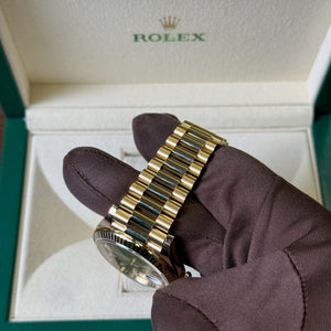 2025 Day Date 40 Champagne Baguette Diamond Dial / 228238 / Yellow Gold / Brand New & Unworn / Box & Papers Just Watch It