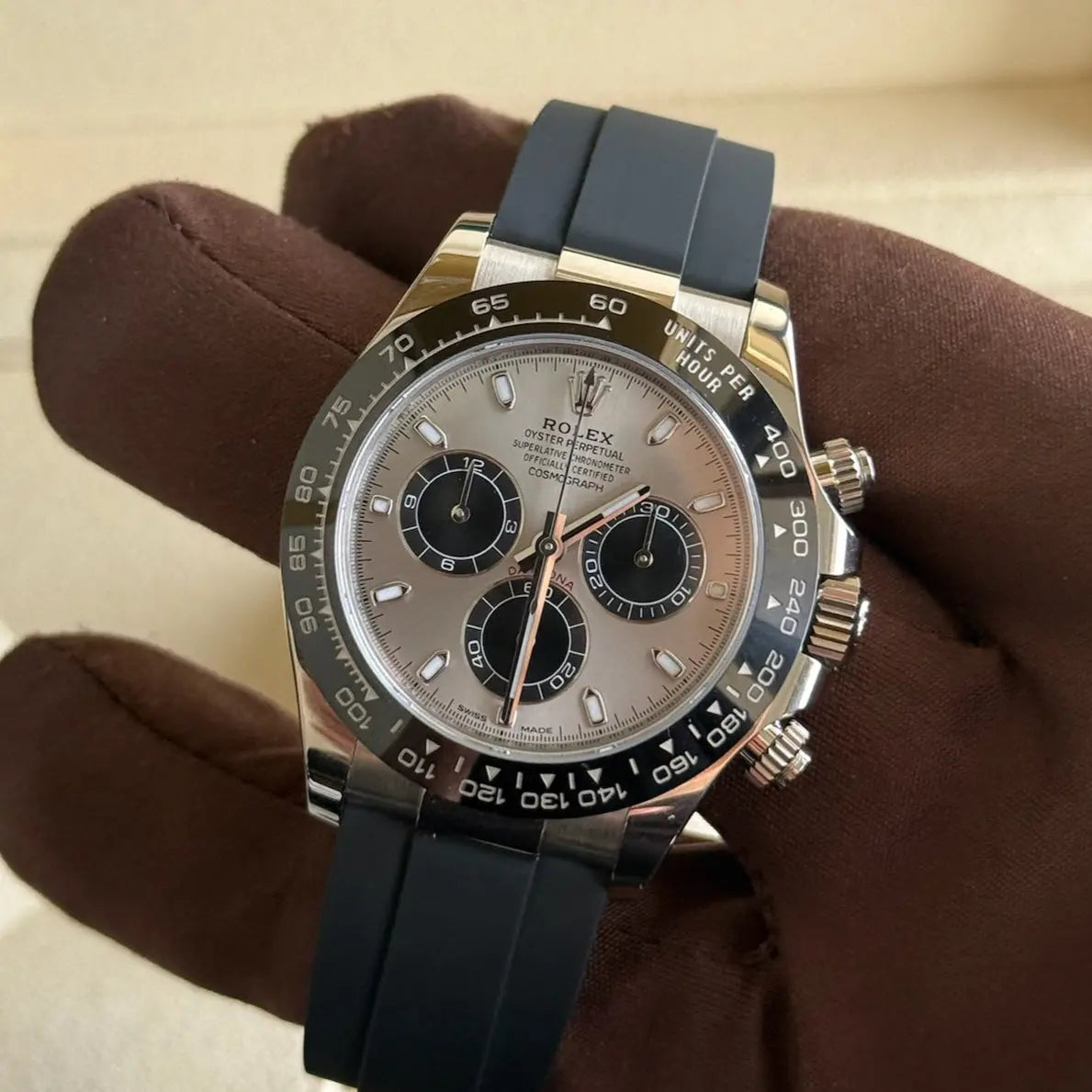 2022 Rolex Daytona Cosmograph ‘Ghost’ Grey Dial / 116519LN / White Gold on Oysterflex / Like New / Protection Stickers / Box & Papers Just Watch It