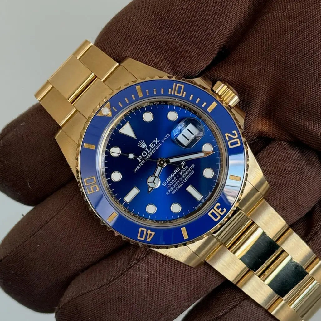 2022 Submariner Date ‘Bluesy’ / 18k Yellow Gold / Mint Condition Just Watch It